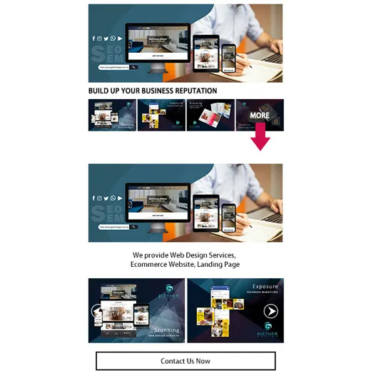 Landing page design services in Malaysia