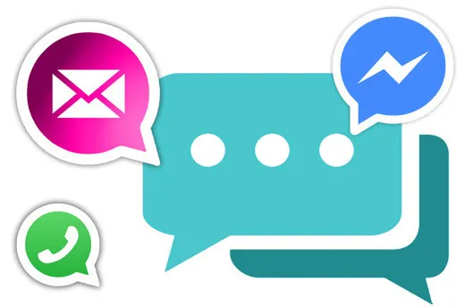 Social media Live Chat intergration with your websites